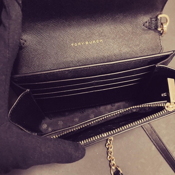 Tory Burch Robinson Chain Wallet Crossbody - Picture 4 of 5